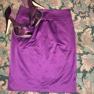 Forever21 Satin Midi Skirt